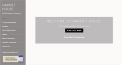 Desktop Screenshot of harriethouse.co.uk